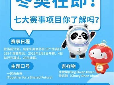 2022年奥运比赛项目全套列表，2022年奥运会赛事表